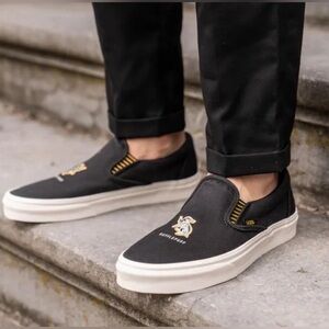 Vans X Harry Potter Hufflepuff Classic SlipOn Shoes Men's SZ 5 WM 6.5 ⚡️⚡️